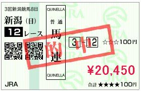 9月6日的中馬券
