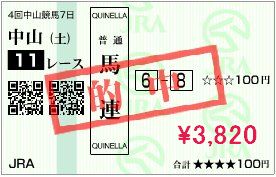 10月3日的中馬券