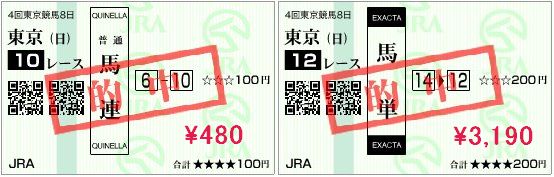11月1日的中馬券