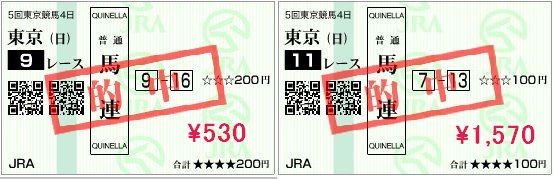 11月15日的中馬券